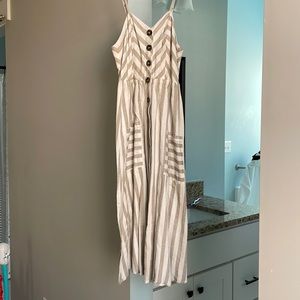 Cami button down dress